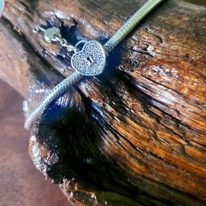 Authentic Pandora 'Key to my Heart' Pavé Charm